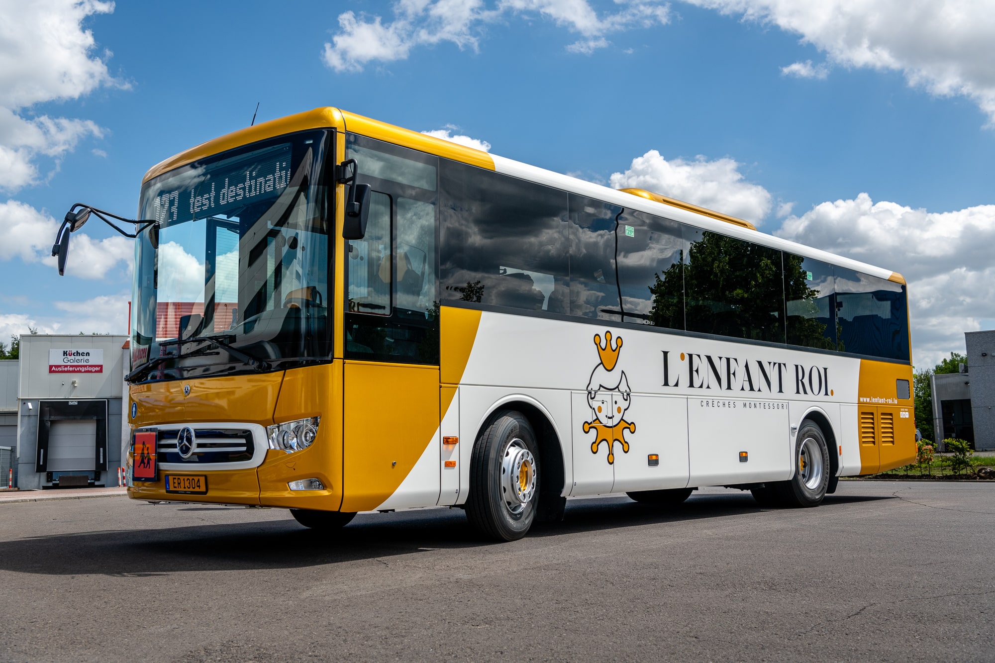 le bus des crèches L'Enfant Roi au Luxembourg